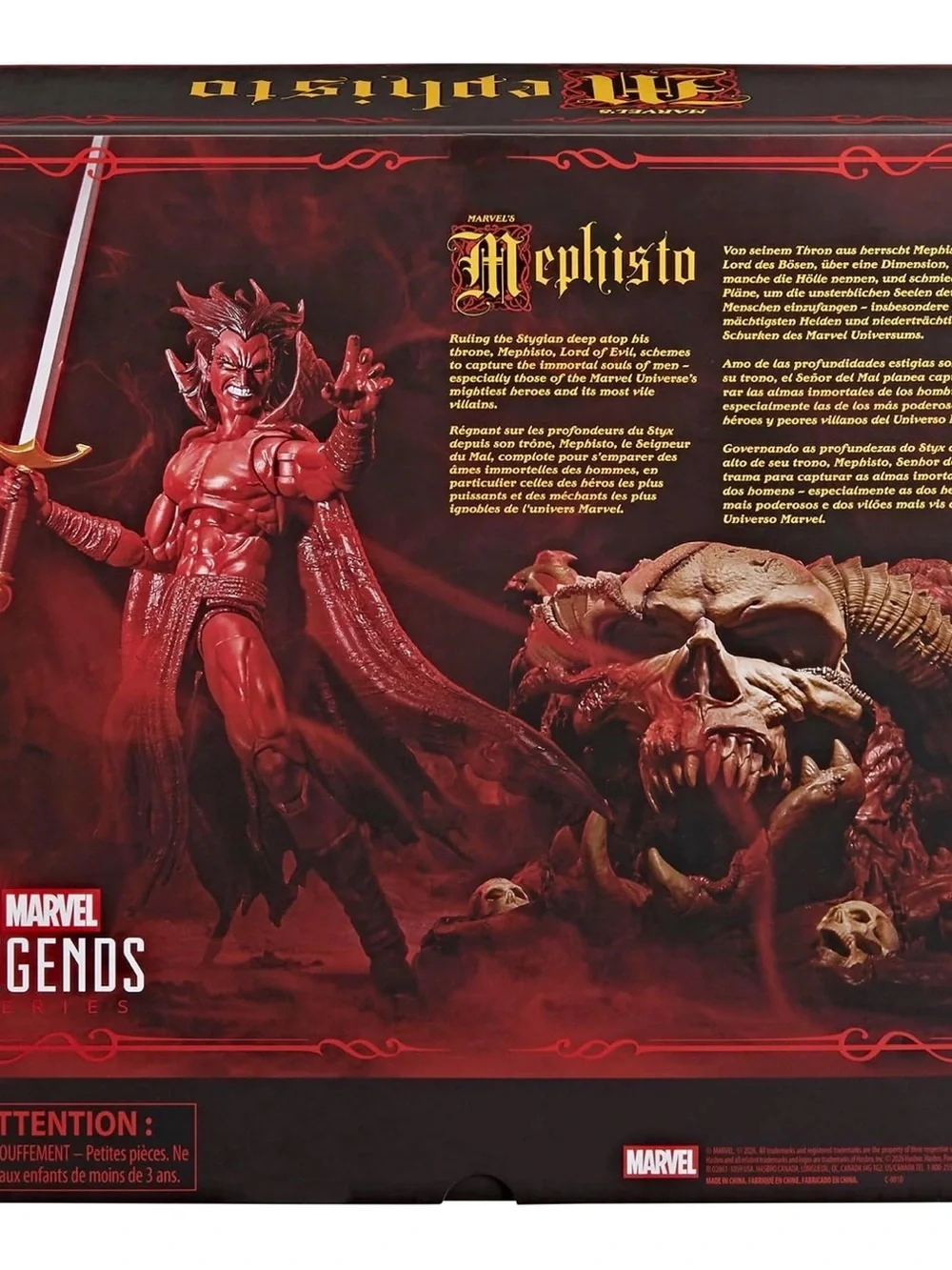 Marvel Legends Series Mephisto with Infernal Throne